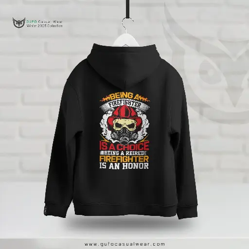 Milton Oversized Hoodie - Firefighter