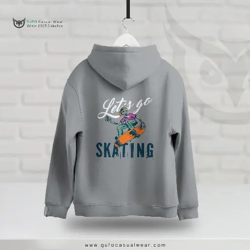 Milton Oversized Hoodie - Let's go skating