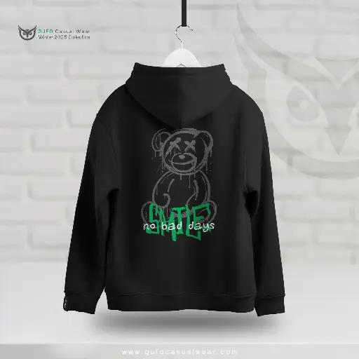 Milton Oversized Hoodie - Smile bear