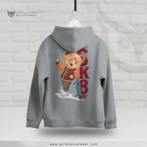 Milton Oversized Hoodie - Sk8er bear